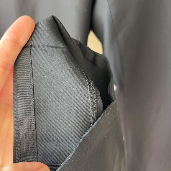 Suit supply Tuxedo black wool pants, Size 42 H58 - Picture 6 of 11